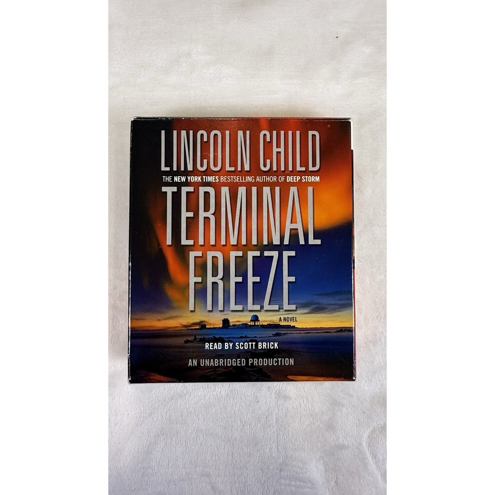Lincoln Child Terminal Freeze Audiobook CD Unabridged 9 Disc Scott Brick